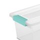 thumbnail image 3 of Caja de almacenamiento Sterilite 19628604 Medium Clip Transparente 11L, 3 of 9