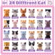thumbnail image 2 of Juguetes squishy de gatos 24 piezas DMIGHT, recuerdos para fiestas para niños, 2 of 9