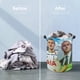 thumbnail image 5 of Harry Kane Cesta de lavandería de gran capacidad redonda con asa, bolsa para ropa sucia plegable, almacenamiento para dormitorio, baño y lavadero 44x35 cm, 5 of 6