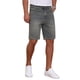 thumbnail image 4 of INSPIRE CHIC Pantalones Cortos de Mezclilla Texturizados para Hombre de Regreso a Clases por Encima de la Rodilla con Cremallera Casual Jean Corto 32 Azul Retro, 4 of 4