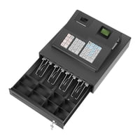 Mouhtfao - Caja Registradora 39 Llaves Pantalla Led Impresora