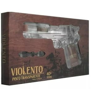 Violento Pisco Transparente 225 Ml 40° - Pisco Violento Transparente 225 Ml 40°
