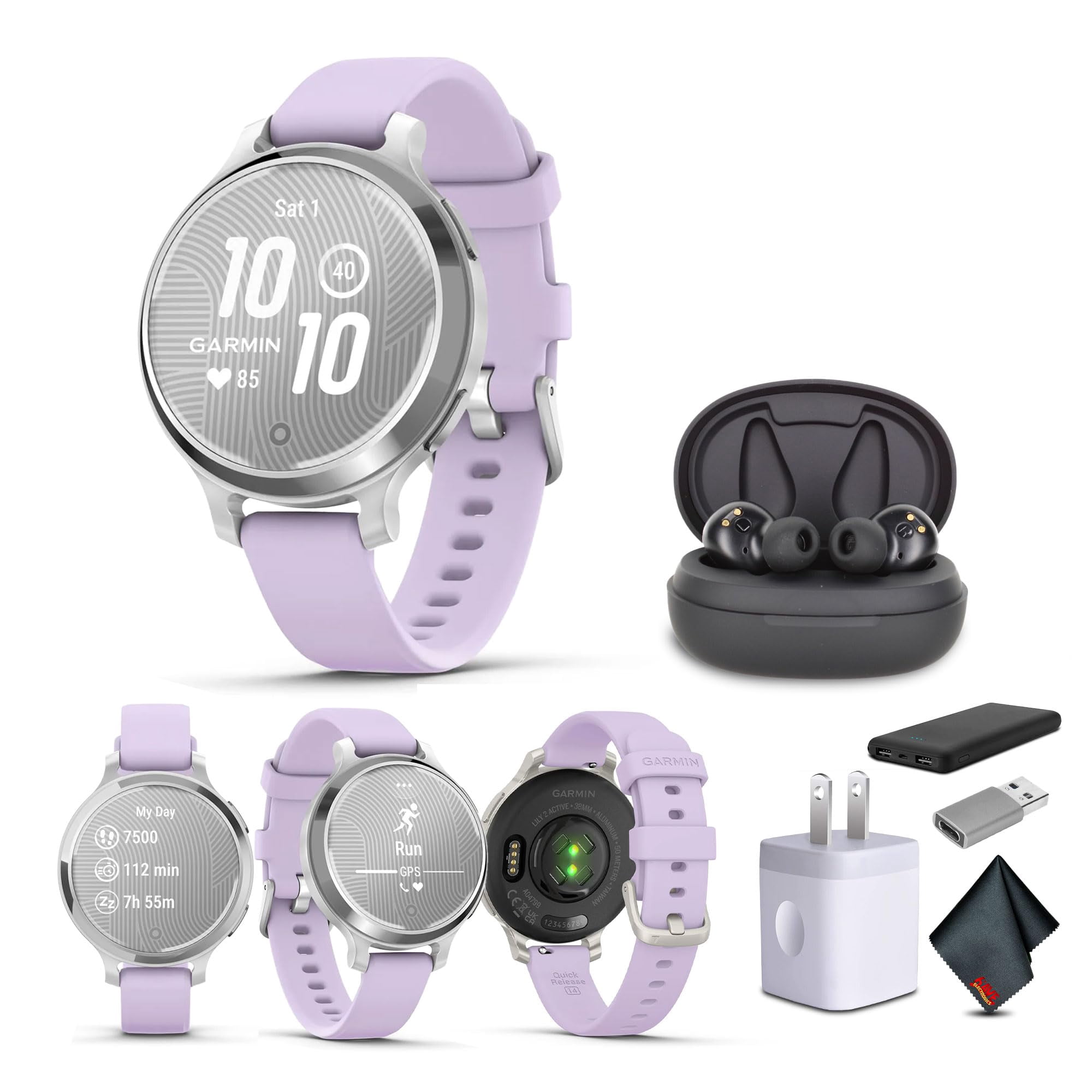 Reloj Inteligente Garmin Lily 2 Active Purple Jasmin Mujer