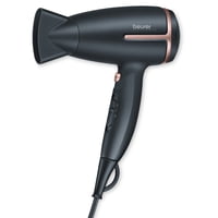 Secador De Pelo Beurer Hc25 Ionic 1600 W Anti Frizz Travel Negro/Rosa