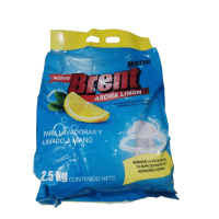 Brent - Detergente En Polvo Para Ropa Blanca Y Color Matic 2.5Kg Aroma Limon