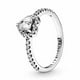 thumbnail image 3 of Anillo Pandora Corazón Elevado Plata Esterlina, 3 of 3