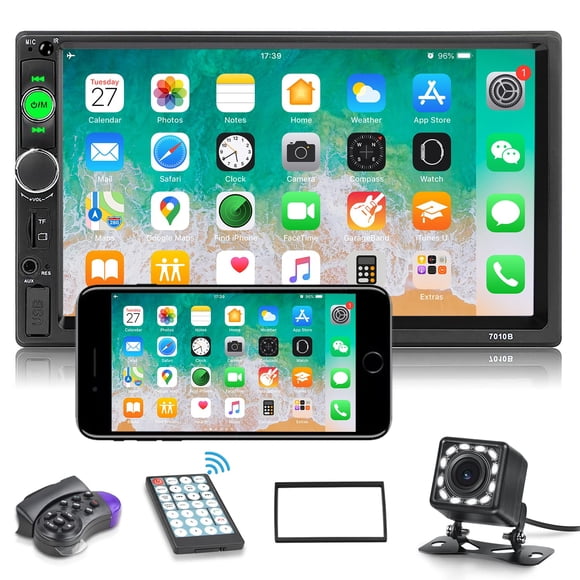 Estéreo de auto NHOPEEW 7" Bluetooth pantalla táctil 2 DIN