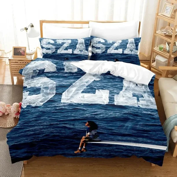 SZA Bedding Set Duvet Cover Bed Set Quilt Cover Pillowcase Comforter Size Boys Adult Bedding Set Bed Sheets