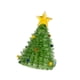thumbnail image 3 of Adorno De árbol De Navidad De Cristal Para Decorar El Ambiente Festivo Chimenea Verde Claro, 3 of 3