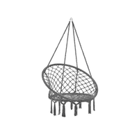 Genérico - Silla Hamaca Colgante Para Terraza O Jardín Color Gris