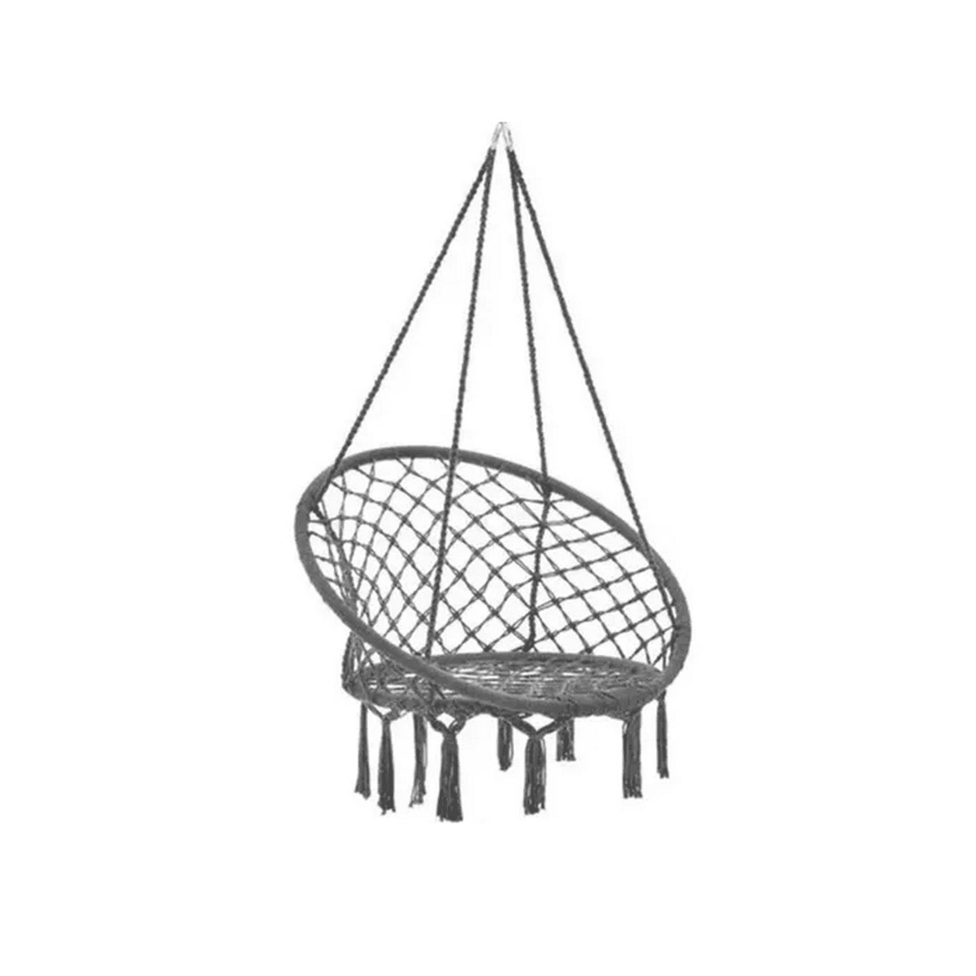 Genérico - Silla Hamaca Colgante Para Terraza O Jardín Color Gris