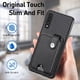 thumbnail image 3 of Funda Billetera Tejida para Samsung Galaxy A50 con Soporte y Tarjetero Negro, 3 of 4