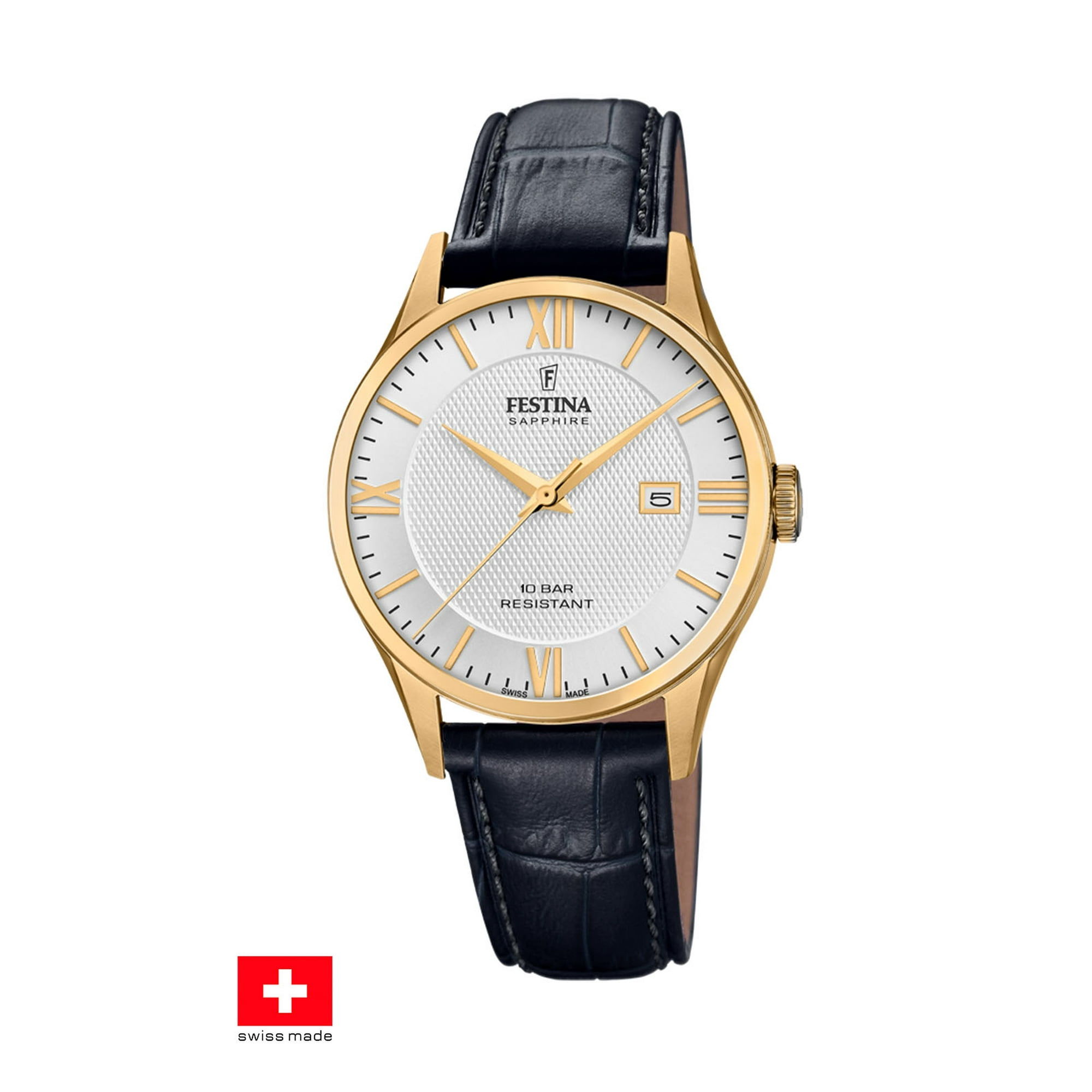 Reloj F20010/2 Festina Swiss Gris Hombre Swiss Made