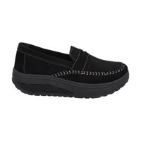 Mocasín Mujer Negro/Gris Sole Police