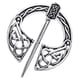 thumbnail image 4 of Broche de Solapa Fiocias Nórdico Vikingo Medieval Plata, 4 of 5