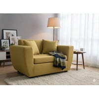 Deco Outlet - Sofa Kansas 2C Tela Mostaza