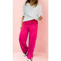 Likeshop - Pantalón Buzo Mujer Algodón Verano Recto Pierna Ancha 7531