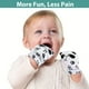 thumbnail image 3 of Silicone Glove Teether - Infant Soothing Mitten Glove Teething Toy With Adjustable Strap, Crinkle Sound And Textured Teether, To Soothe Sore And Swollen Gums, 3 of 4