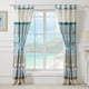 thumbnail image 2 of Cortinas Greenland Home Fashions Thalia de terciopelo, color azul, 84 x 42 cm, 2 of 8