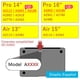 thumbnail image 3 of Funda de teclado Digi-Tatoo con diseño europeo para MacBook Pro 14/16 Air 13/15, 3 of 3