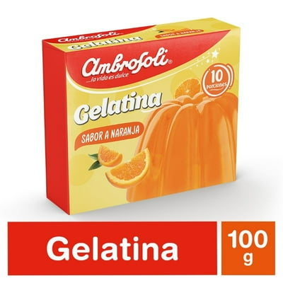 Gelatina Naranja 100 G Ambrosoli