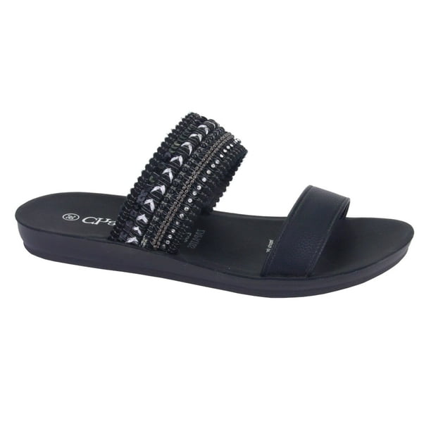Sandalia Chalada Mujer Quanta-2 Negro Moda