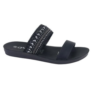 Sandalia Chalada Mujer Quanta-2 Negro Moda