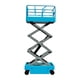 thumbnail image 4 of Plataforma Elevadora De Trabajo Alta, Modelo 1/64, Auténtica, Para Mesa De Arena, Taller, Escena, Azul, Nueva, 4 of 5