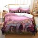 thumbnail image 1 of Running Horse Steed Animal3 Quilt Duvet Cover Set Double Kids Soft Children3-Piece Bedding Set, 1 of 5