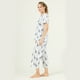 thumbnail image 2 of Pijama de Mujer Malinas Capri Blanco Estampado, 2 of 4