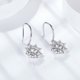thumbnail image 3 of Aretes Colgantes de Moissanita para Mujer 1 Quilate Color D VVS1 Aretes de Plata Esterlina S925 Aretes Colgantes de Girasol para Mujer Regalo de Cumpleaños con Certificado, 3 of 7