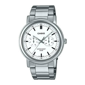 Reloj Casio Mtp-E335D-7Evdf Acero Hombre Plateado Plateado 47,6×41,1×9,3Mm