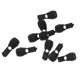 thumbnail image 3 of 10 Piezas De Cremallera Negra Tira De Cuerda De Cuerda De Paracord Termina Hebillas De Bloqueo, 3 of 3