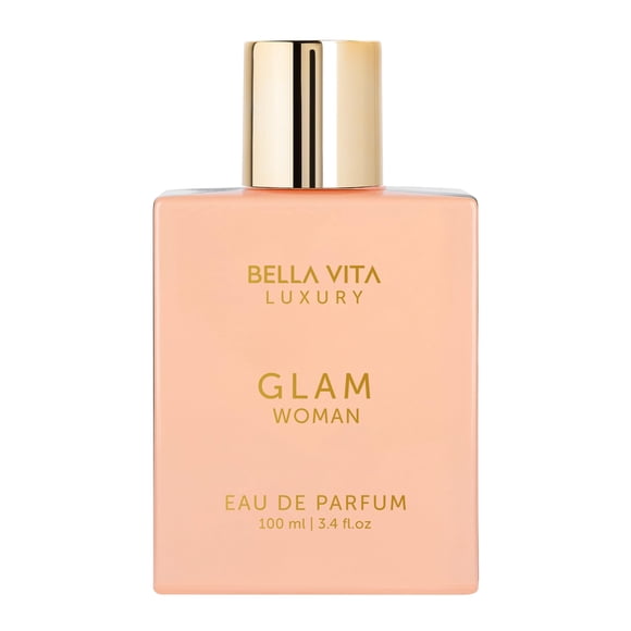 Perfume BellaVita Luxury GLAM para mujer, 100 ml, floral y amaderado