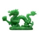thumbnail image 2 of Treasures Fengshui Estatua Adorno Escultura De Dragón Para Dormitorio Estante De Oficina Verde, 2 of 3