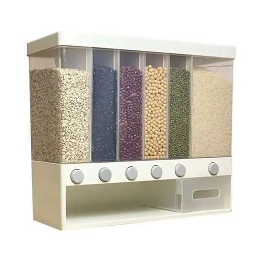 Zi Store - Dispensador De Alimentos Giratorio De Pared Multifuncional