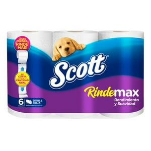 Scott - Papel Higiénico Rindemax Doble Hoja 22 Metros