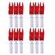 thumbnail image 3 of 12 piezas de plástico tiro con arco precisión nocks para id 4.2mm flecha eje universal rojo, 3 of 5