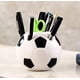 thumbnail image 2 of Portalápices multiusos con forma de balón de fútbol, tubo de almacenamiento esférico, soporte para lápices, 2 of 5