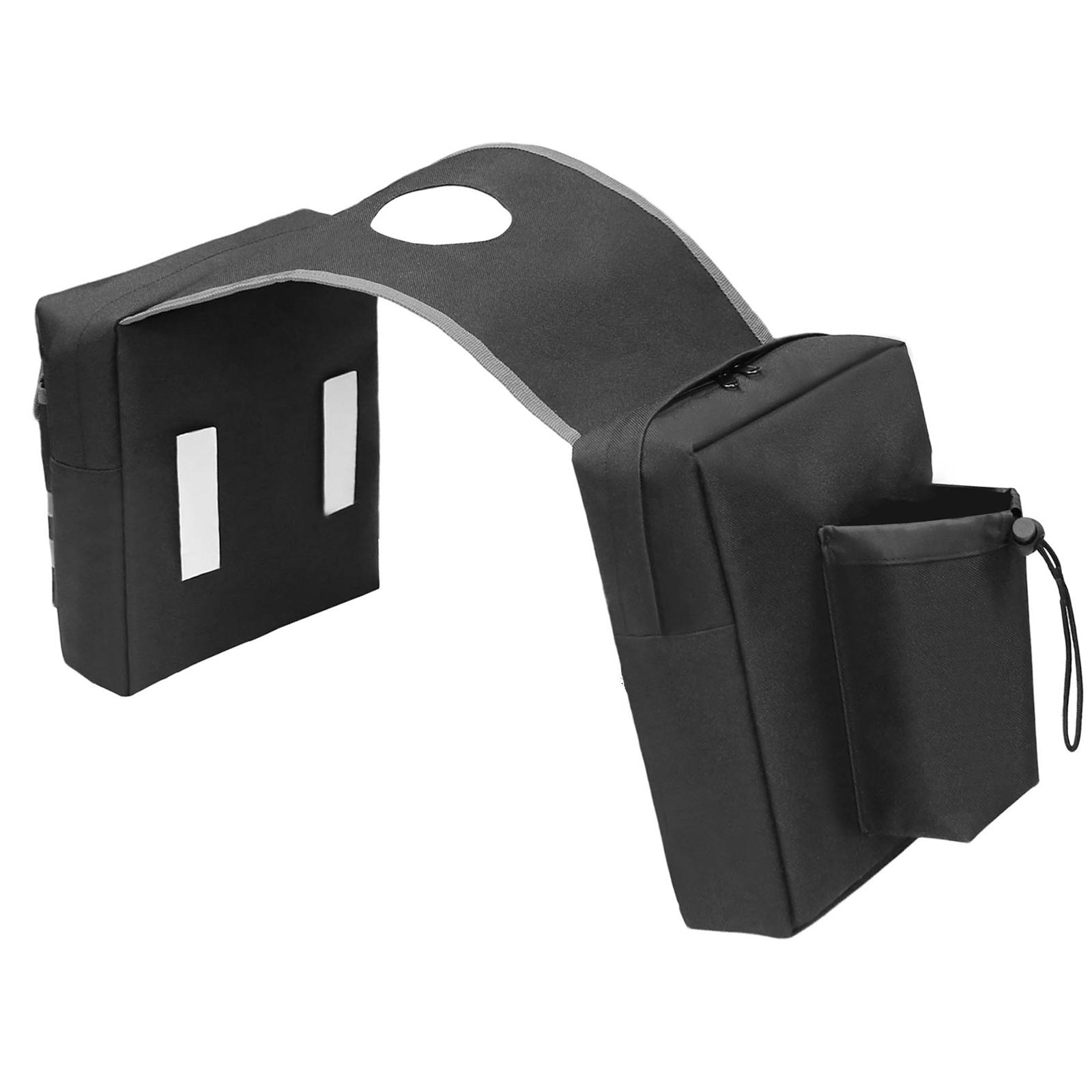 Magideal - Bolsa De Sillín Para Tanque De Atv, Fácil Instalación, Resistente Al Agua, Bolsa De Almacenamiento Para Tanque De Combustible, Paquete Para Vehículos