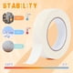 thumbnail image 4 of Cinta adhesiva SEBETOW de 1 pulgada x 55 yardas x 20 rollos, color blanco y beige, 4 of 7