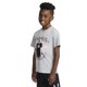 thumbnail image 2 of Remera Messi para niño, corte slim fit, estampado gráfico, algodón, gris jaspeado, 2 of 4