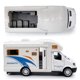 thumbnail image 2 of Maqueta de coche Toy Camper RV, autocaravana, con retroceso, fundido a presión para niños, 2 of 7