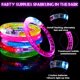 thumbnail image 3 of 24 pulseras LED luminosas para fiestas, multicolor, 3 of 3
