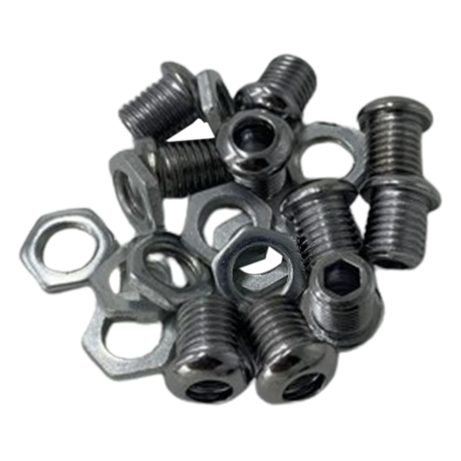 Magideal - 10x Rejillas De Ventilación De Tambor Con Juntas Colador De Tambor Piezas De Percusión De 1/2 "herrajes Para Instrumentos Musicales Tambor Con Tuerca Plateado