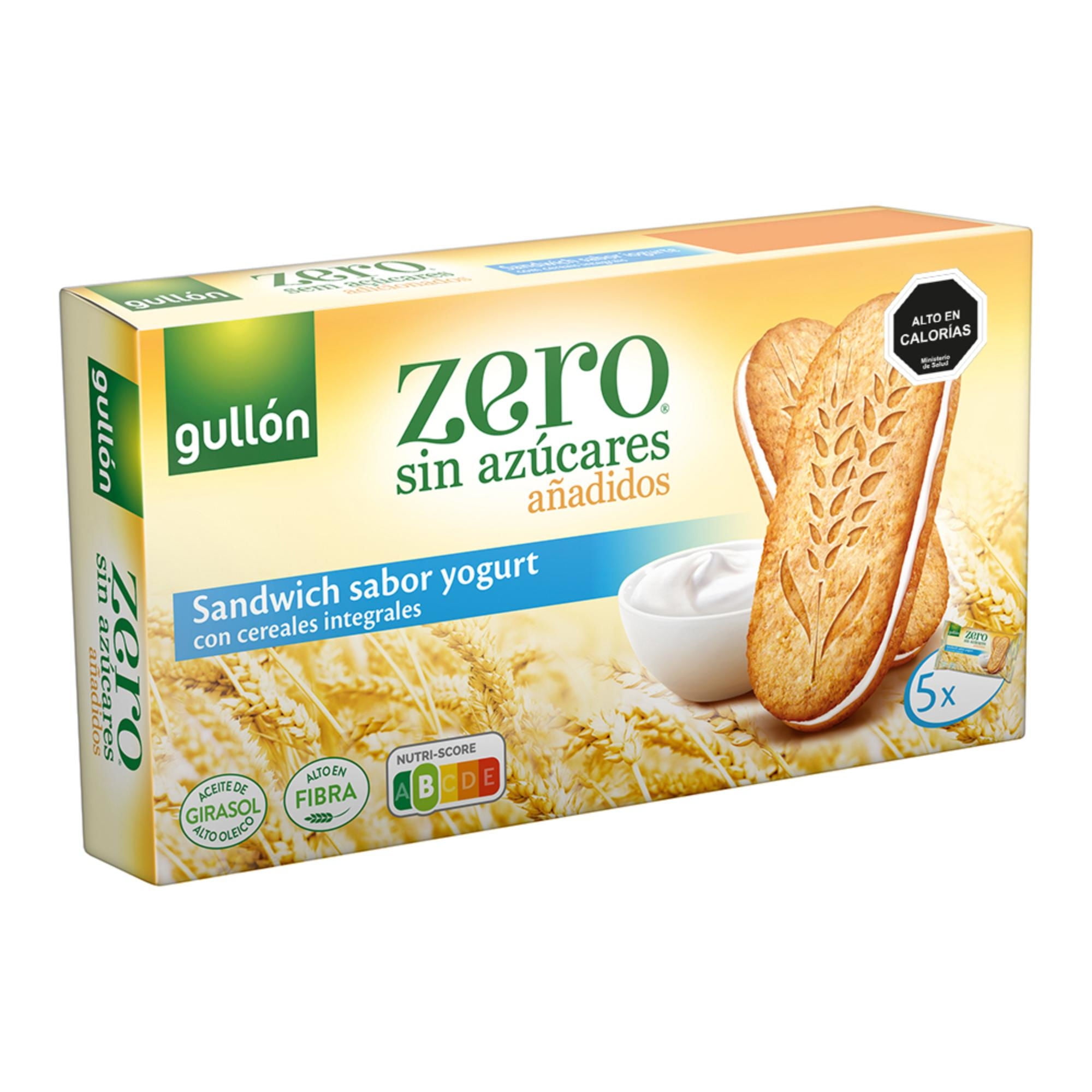 Galleta Sandwich Yogurt Gullon Zero 220 Grs