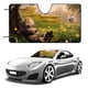thumbnail image 1 of Yo Soy Groot Parasol para Parabrisas Delantero Protector Plegable, Visera Solar para Auto Bloquea Rayos UV Mantiene tu Vehículo Fresco 130cm*70cm, 1 of 6