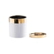 thumbnail image 1 of Maceta Cerámica Aura Gold con Bandeja Dorada, 1 of 5