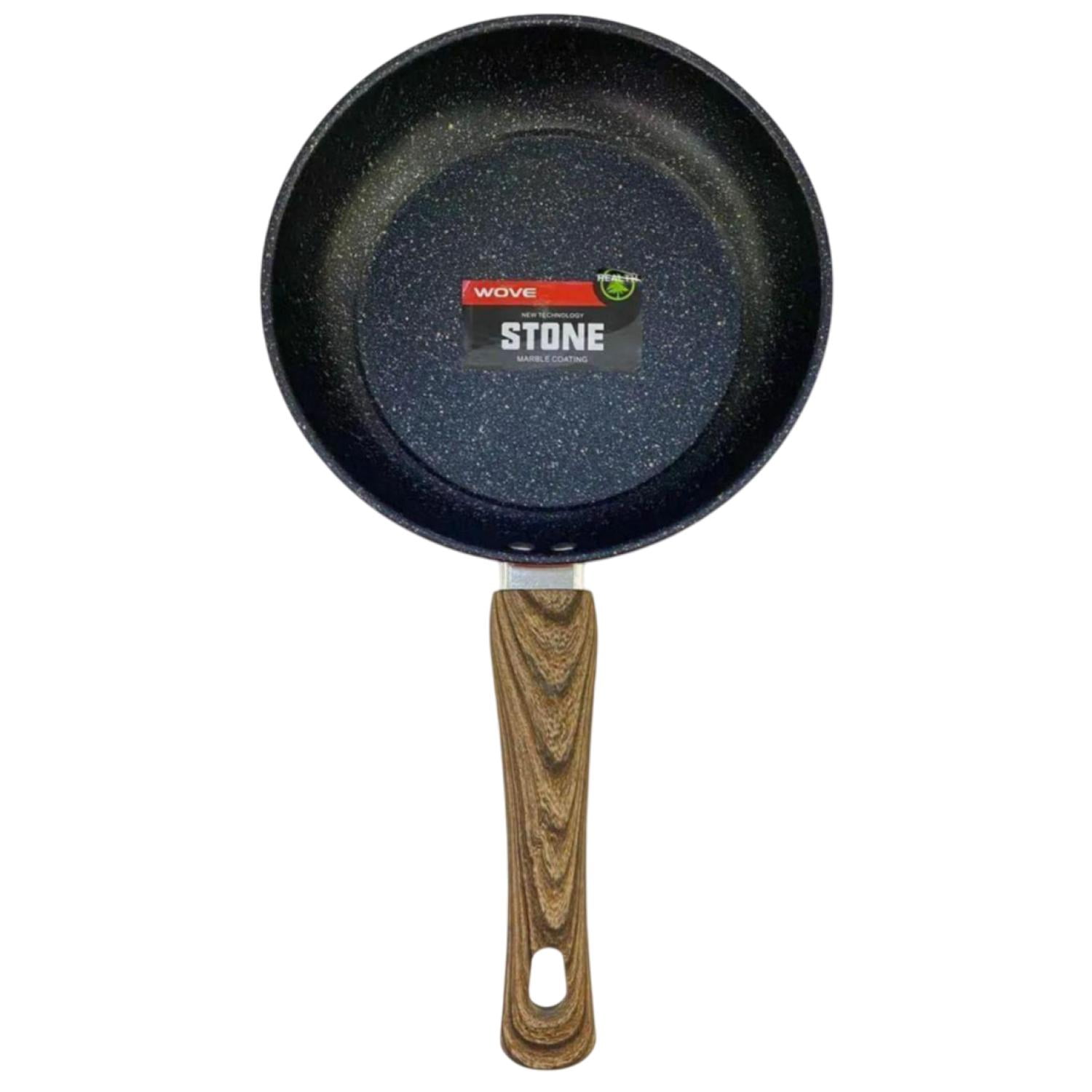 Genérico - Sarten De Piedra Antiadherente 28cm Con Mango De Madera