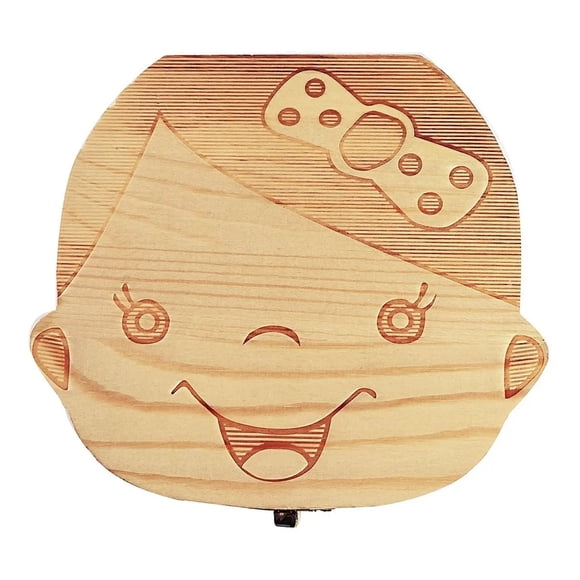 Portadientes de Leche de Niño-niña Personalizable